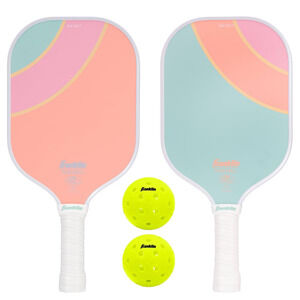 Franklin Sports 2 Player Poly Paddle with Ball Set - Yellow/Green
